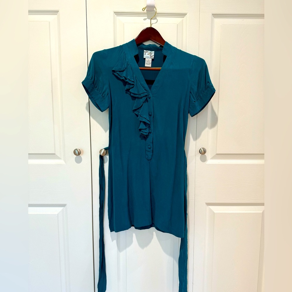 Anthropologie silk blouse